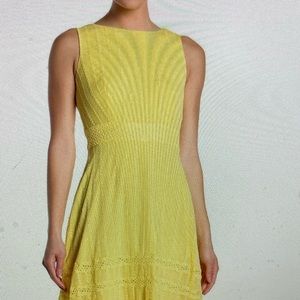 NWT Taylor chiffon midi dress yellow